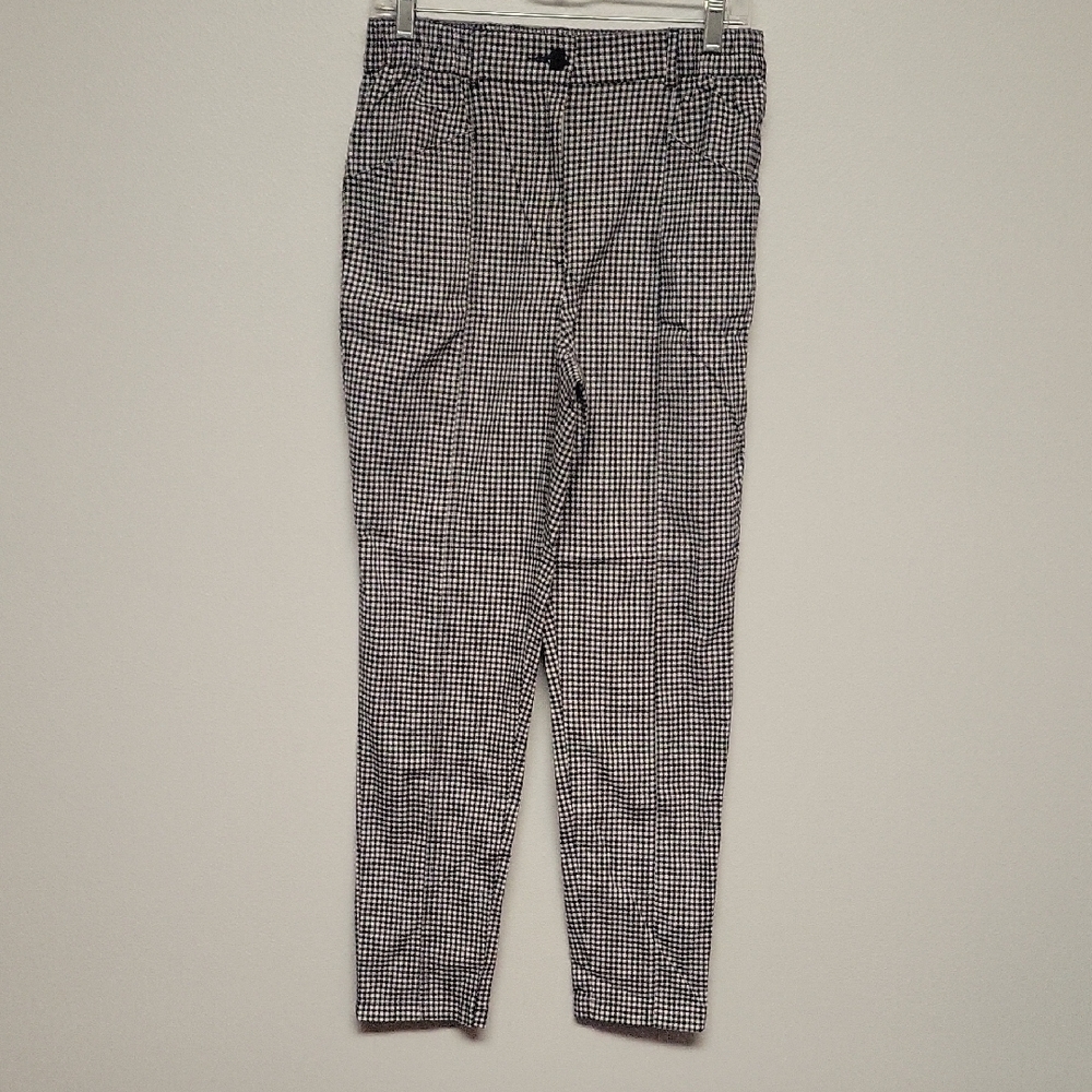 Urban Outfitters Black and White Patterned Dress Pants